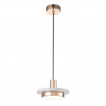 Подвесной светильник Escada 10260/1 LED*12W Gold/White marble