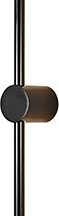 Настенный светильник 15000 15101/A black glossy