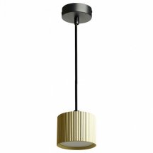 Светильник потолочный Feron Barrel HL4588 ARIA  levitation 12W, 230V, GX53, золото + черный, на подвесе 1,7 м