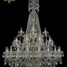 Элитная подвесная люстра ArtClassic 11.25 11.25.20+10+5.400.3d.XL-154.Gd.Sp