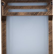 Уличный настенный светильник Reluce 09354-0.2-001LW BKG