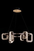 Подвесная люстра Theona LE7701/6 Grey/Gold