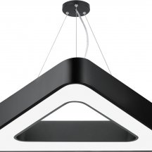 Подвесной светодиодный светильник Geometria ЭРА Delta SPO-153-B-40K-030 30Вт 4000К черный Б0050579