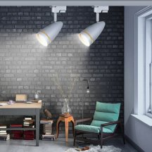 Трековый светильник ЭРА TR49 - GU10 WH