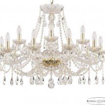 Подвесная люстра Bohemia Ivele Crystal 107 107/10+5/300 G