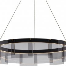 Элитная подвесная люстра DeLight Collection Stratos D8825P/L black/smoky