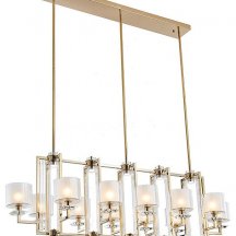 Люстра для натяжных потолков Newport 4400 4408+4/S gold