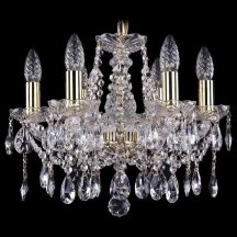 Подвесная люстра Bohemia Ivele Crystal 1413/6/141/G