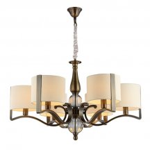 Элитная подвесная люстра Newport 31300 31305+1/C black brass