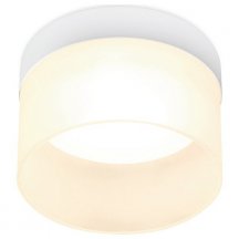 Точечный светильник в гостиную Ambrella light  tN650 SWH белый песок GX53 D90*45