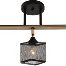 Спот Reluce 01591-3.3-03B BK+FGD+WOOD