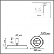 Потолочный светильник Lumion Pine 6572/24CL