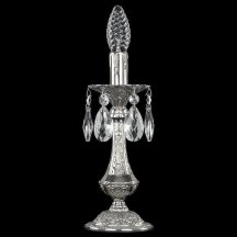 Лампа с абажуром Bohemia Ivele Crystal 7210 72100L/1-26 Ni
