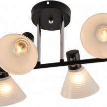 Потолочная люстра Reluce 01553-3.3-04B BK+CR