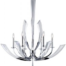 Люстра для натяжных потолков DeLight Collection Ice Kingdom P68028L-6 chrome
