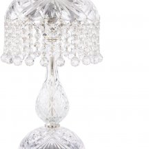 Интерьерная настольная лампа Bohemia Ivele Crystal 1478 14781L1/22 Ni Balls