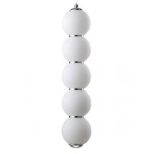 Подвесной светодиодный светильник Crystal Lux Desi SP5 Chrome/White