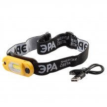 Налобный светодиодный фонарь ЭРА Практик аккумуляторный 150 лм GA-801