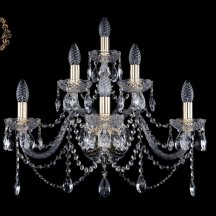 Настенный светильник с выключателем ArtClassic 10.12 10.12.3+2+1.240.Gd.Sp