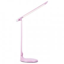 Настольная лампа офисная Ambrella light DE550 DE551 PI розовый LED 3000-6400K 8W