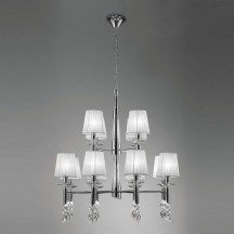 Подвесная люстра Mantra Tiffany Chrome 3850