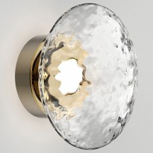 Настенный светильник Eurosvet Ripple 50389/1 LED латунь