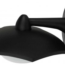 Садово-парковый светильник ЭРА «Дели 5» ДБУ 07-8-007 черный 6-гранный IP44 светодиодный 8Вт 3000K Б0064316