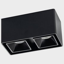 Точечный светильник Italline FASHION FX2 black + FASHION FXR black - 2шт.