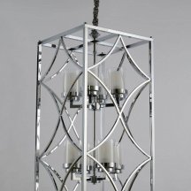 Люстра для гостиной Lumina Deco Quadrato LDP 1223-8 CHR