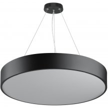 Подвесной светодиодный светильник Geometria ЭРА Ring SPO-132-B-40K-088 88Вт 4000К черный Б0050561