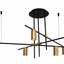 Люстра на штанге Indigo Breve 12023/9R Black