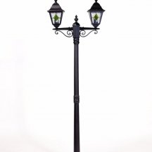 Наземный фонарь Oasis Light QUADRO M lead GLASS 79908MAlgG Bl