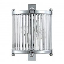 Настенный светильник Crystal Lux Tadeo AP2 Chrome/Transparente