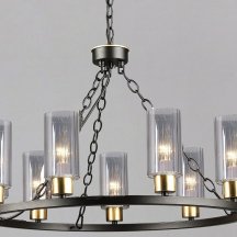 Подвесная люстра Reluce 03637-0.4-09 BK+COP