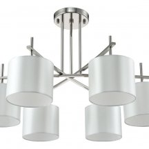 Потолочная люстра Crystal Lux Sergio PL6 Nickel