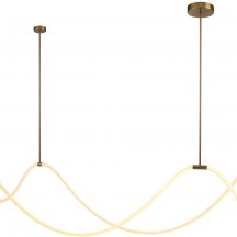 Подвесной светильник 10521 10521P brass/white