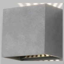 Уличный настенный светодиодный светильник Elektrostandard Sole 35149/D серый a058903