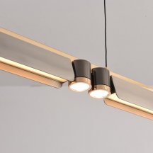 Подвесной светодиодный светильник iLedex Vision 9309D-1200-2 GR+BK