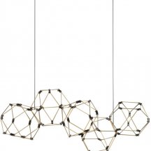 Подвесной светильник Lucciola MD18001068-5A matt gold