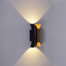 Настенный светильник Reluce 86852-9.2-002KT LED2*5W BK+GD