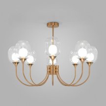 Потолочная люстра Eurosvet Spritz 70217/8 латунь
