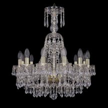 Подвесная люстра для гостиной Bohemia Ivele Crystal  1403/12/195/XL-65/G