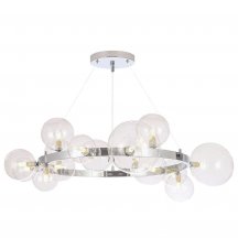Люстра в гостиную Crystal Lux  Agata SP15 V2 Chrome/Transparente