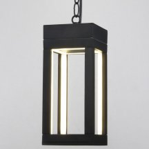 Уличный подвесной светодиодный светильник Elektrostandard Frame 1528 Techno Led черный a051857