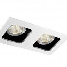 Точечный светильник Donolux Holly DL18614/02WW-SQ White/Black