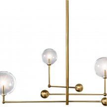 Потолочная люстра Globe Mobile KG0835P-3 brass