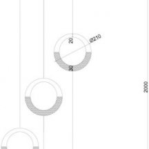 Подвесная люстра Arte Lamp Montana A7777SP-5GO