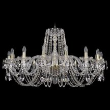Подвесная люстра Bohemia Ivele Crystal 1402/16/400/G