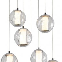 Подвесной светильник DeLight Collection OD2437 OD2437-7 gold/clear