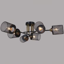 Потолочная люстра Reluce 38460-0.3-06 BK+COPPER